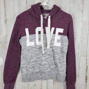 Reflex Hoodie Sweater Purple Gray Size Small